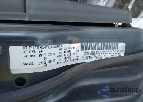 2001 Jeep Grand Cherokee Laredo z USA, uszkodzony, nr VIN 1J4GW48S11C718404